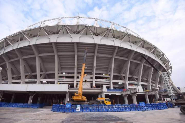 胡亞波現場調研推進軍運會改造項目建設(圖3)