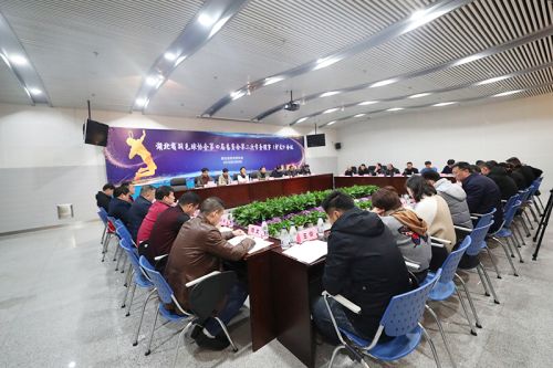 省羽協常務理事會議在武漢體育中心召開</br>趙蕓蕾韓愛萍參加會議(圖2)