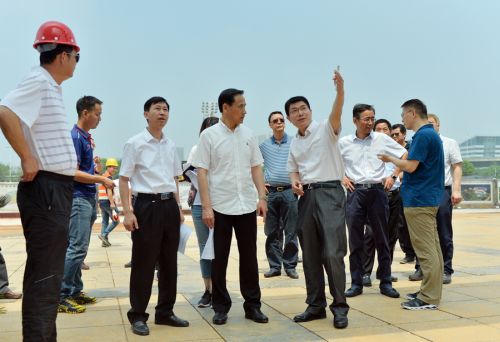 丁雨調研軍運會籌備工作