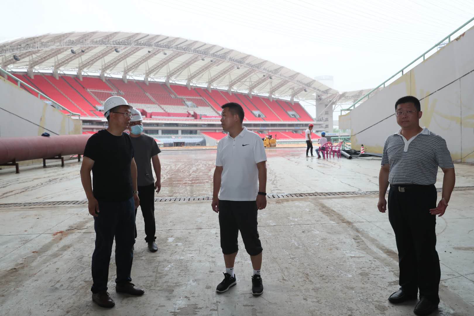 落實安全生產責任，強化暴雨應急措施，確保復工復產工作順利推進(圖1)